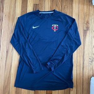 AUTHENTIC! Minnesota Twins Nike Performance Long Sleeve T-Shirt